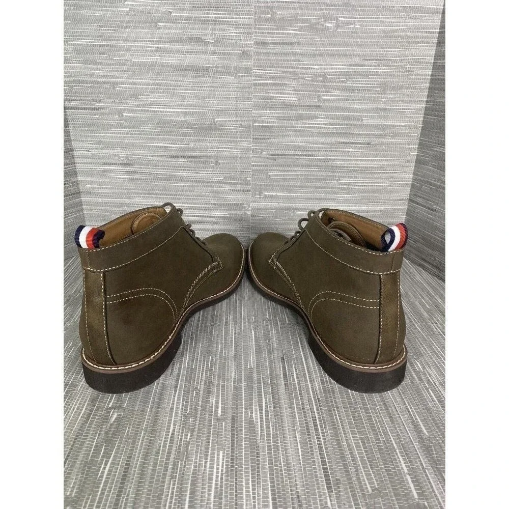 Tommy Hilfiger Mens‎ Goah Chukka Dark Brown Boots Lace Up Size 10.5